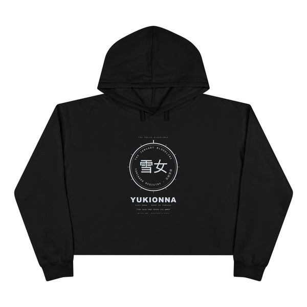 YUKIONNA Bloodline Crop Hoodie — Born in January