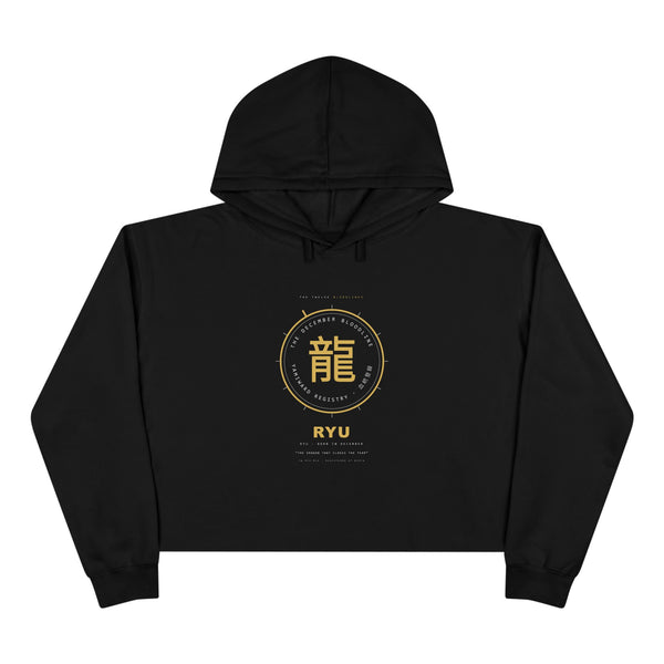 RYU Bloodline Crop Hoodie — Born in December