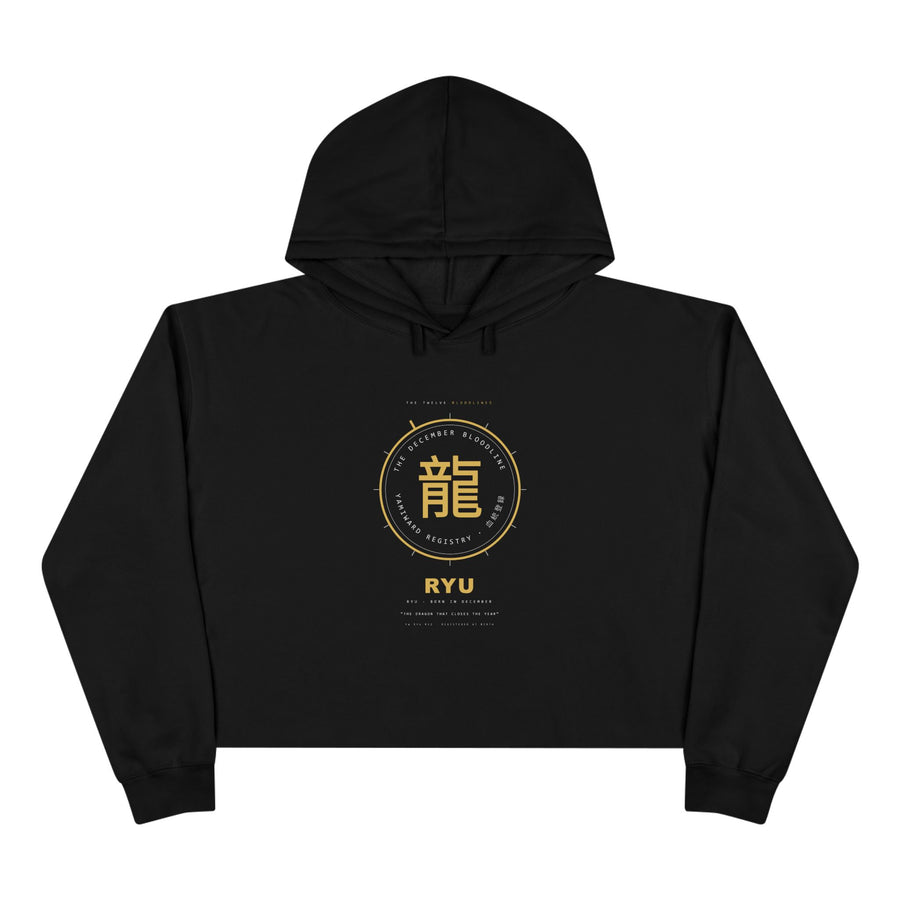 RYU Bloodline Crop Hoodie — Born in December — view 1