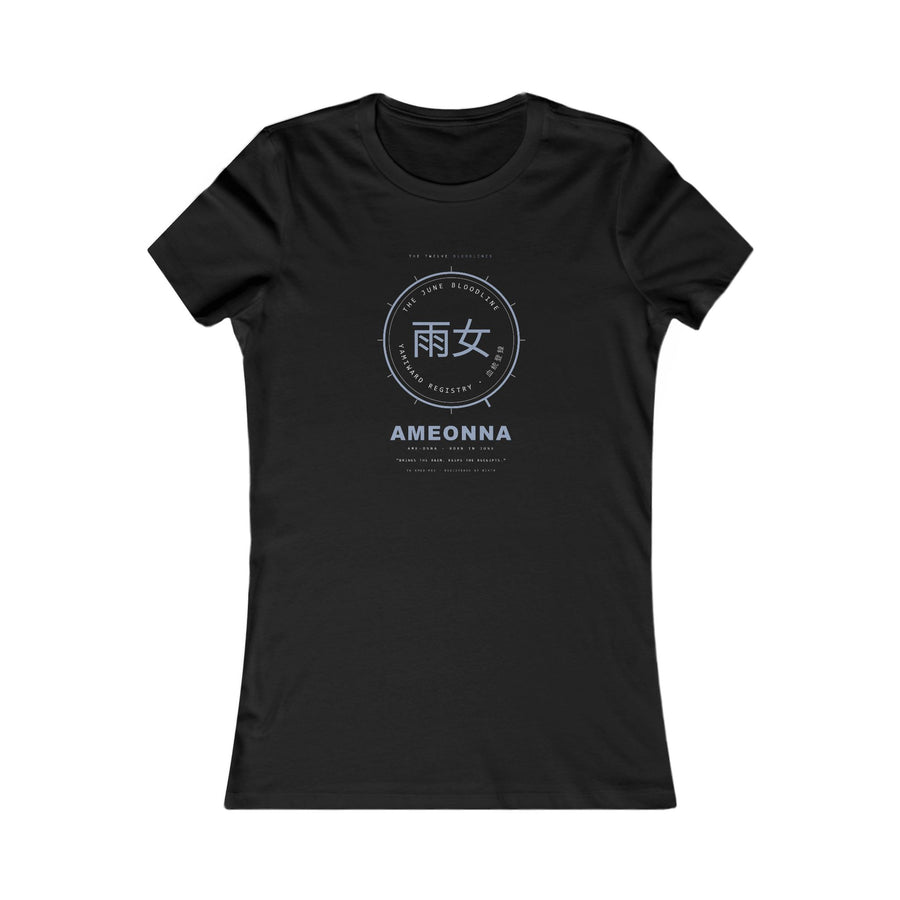AMEONNA Bloodline Women's Fitted Tee — Born in June — view 1