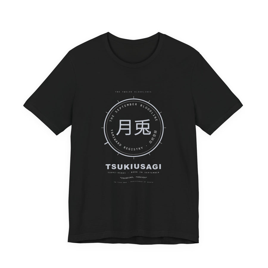 TSUKIUSAGI Bloodline Tee — Born in September — view 1