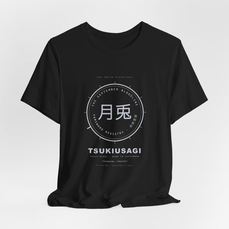 TSUKIUSAGI Bloodline Tee — Born in September — view 4