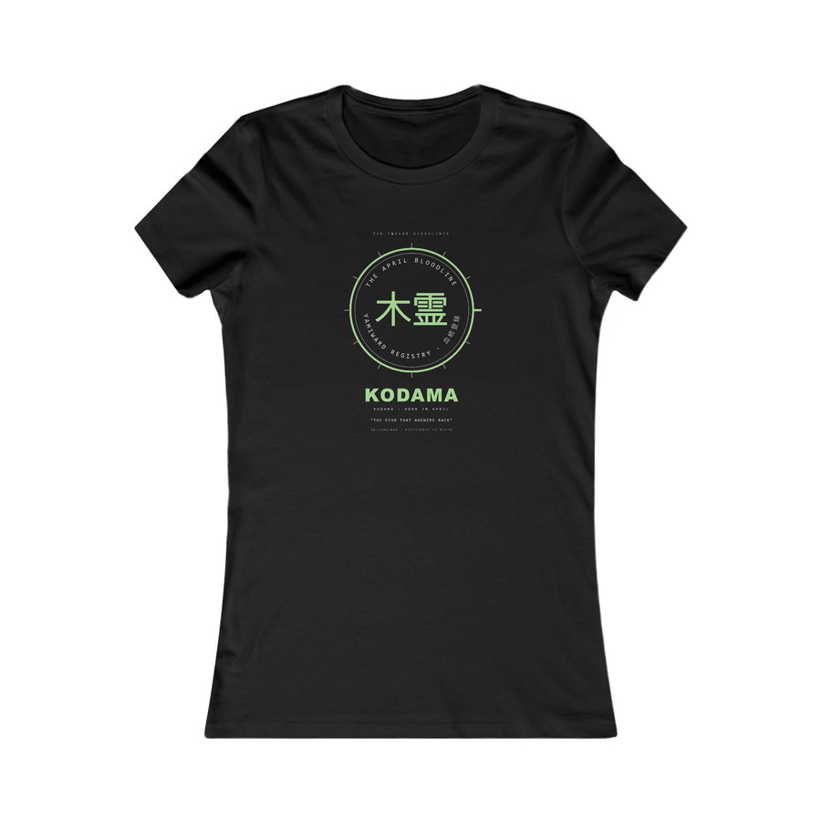 KODAMA Bloodline Women's Fitted Tee — Born in April — view 1