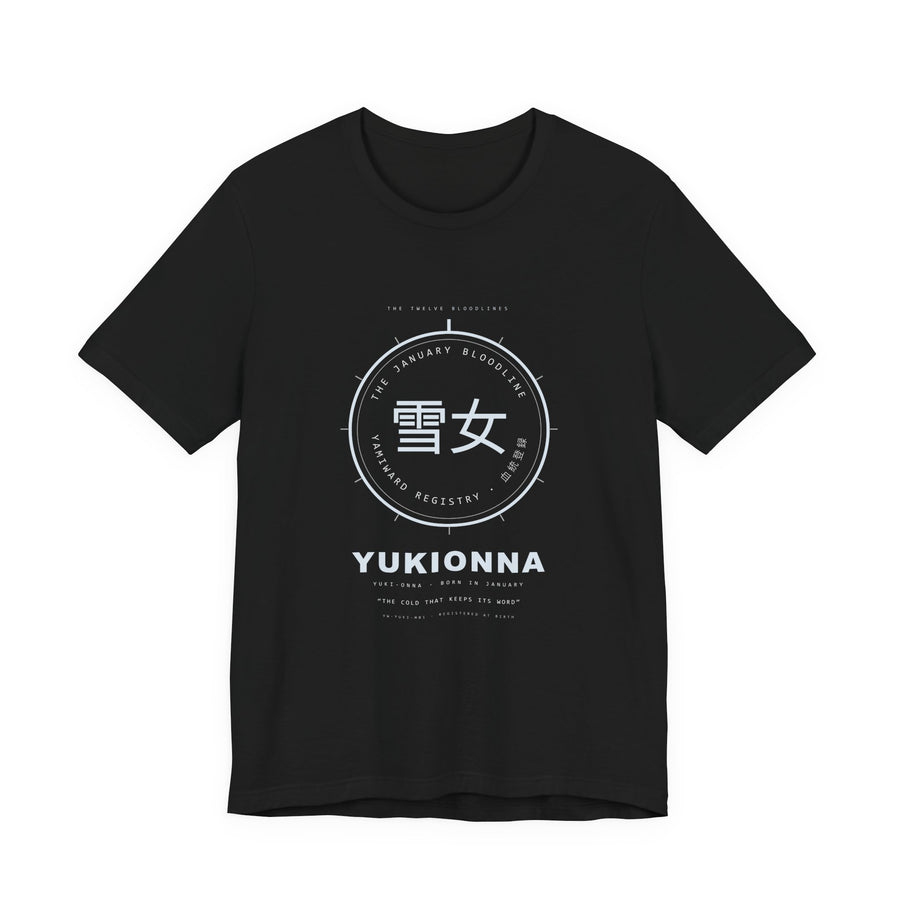 YUKIONNA Bloodline Tee — Born in January — view 1