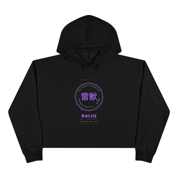 RAIJU Bloodline Crop Hoodie — Born in August